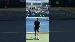 Thanasi Kokkinakis Cross Court US Open 2024  tennis kokkinakis [upl. by Ahsauqal501]