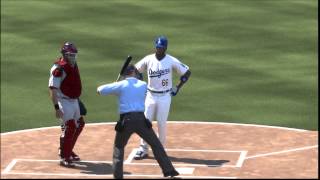 yasielPuigUmpireMLB14theShow [upl. by Graeme]