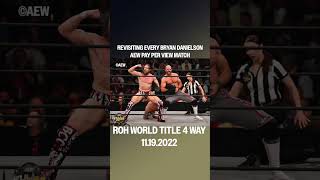 Revisiting Danielson vs Jericho vs Castagnoli vs Guevara aew roh aewfullgear bryandanielson [upl. by Caton194]