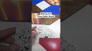 Making Art From Pallet Wood [upl. by Annaitat]