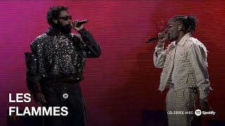 Gazo et Damso performent quotLa Ruequot en exclusivité en live  LES FLAMMES 2023 [upl. by Carmen]