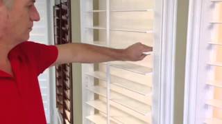 Wood Shutter Louver Tension Adjustment [upl. by Christin348]