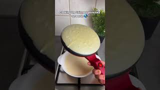 The easiest thin crepe😋 cooking crepes [upl. by Thay]