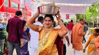 Jogini shyamala Special Entry at balkampet yellamma Kalyanam 2022  balkampet yellamma bonalu 2022 [upl. by Dupuis]