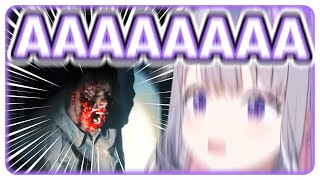 Biboos reaction to the locker jumpscare in Resident Evil 2 Remake 【Hololive EN】 [upl. by Niwroc]