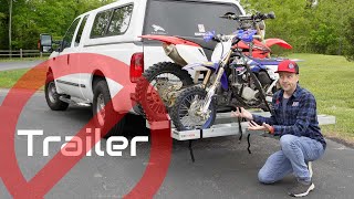 blackwidow Pro AMC6002 Double dirtbike Carrier Review  diy Install amp Setup  Get A Great Deal [upl. by Kisung]