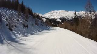 Bad Gastein  Skiweg von Angertalbahn bis Jungeralm [upl. by Nevur]