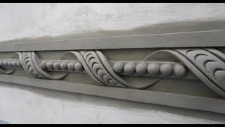 New and unique ideas to decorate cement reliefs [upl. by Kcirdek]