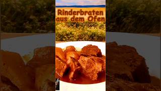 Rinderschmorbraten mit Rotweinsauce🍷Omas butterweicher Sonntagsbraten dem Ofen [upl. by Merci]