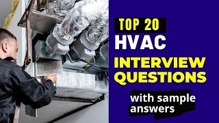 HVAC Interview Questions and Answers for 2024 [upl. by Eirrahs896]