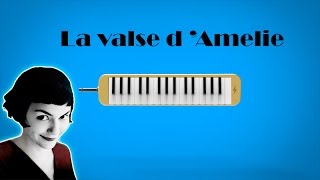 How to play La Valse dAmélie  Yann Tiersen  MELODICA  TUTORIAL  NOTAS [upl. by Merdith]