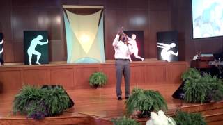 Paul Heflin sings quotAlabaster Boxquot at West End SDA Church  8112012 [upl. by Nautna]