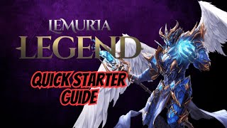 LEMURIA LEGEND QUICK STARTER GUIDE [upl. by Doss]