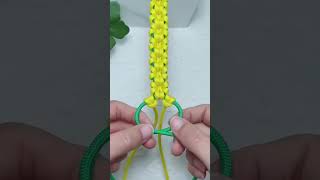 Instructions for tying a simple and beautiful yellow apricot blossom bracelet diy bracelet [upl. by Torras]