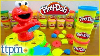 PlayDoh Shape amp Spin Elmo from Hasbro [upl. by Airla]