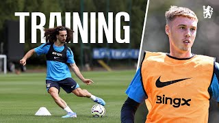 PALMER amp CUCURELLA return to TRAINING  Chelsea FC  202425 [upl. by Eusassilem]