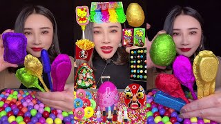 ASMR Mukbang Chinese Food mukbang emoji eat fat meat MEAT MUKBANG FOOD dinosaur candy fruit EP200 [upl. by Kciredec]