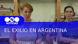 GUERRA RUSIAUCRANIA el exilio en Argentina  Telefe Noticias [upl. by Daugherty]