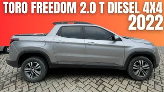 Fiat Toro Freedom 20 Diesel 4x4 2022 Mostrando detalhes fiat 4x4 picape [upl. by Letnahc]