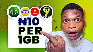 Cheap Data App  Buy 1GB For Just 10Naira  MTN Cheapest Data Plan  MTN Data Cheat 2024 [upl. by Mima]