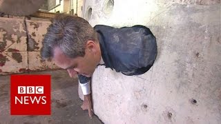 BBC man stuck trying Hatton Gardens vault hole  BBC News [upl. by Adelle]