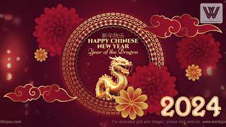 2024 Happy Chinese New Year Year of Dragon [upl. by Romain]