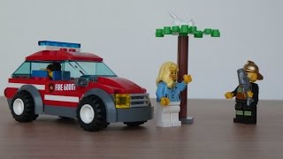 LEGO 60001 LEGO CITY Fire Chief Car [upl. by Anirahtak]