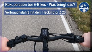 Rekuperation beim EBike  Was bringt das [upl. by Leidag]