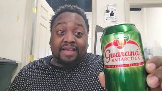 Reviewing and taste testing the Brazilian soda pop Guarana Antarctica [upl. by Lowrie]