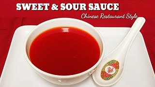 The Best CHINESE SWEET amp SOUR SAUCE Restaurant Style SWEET amp SOUR SAUCE RECIPE [upl. by Anahsohs]