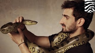 Anaconda eats man Paul Rosolie ‘Eaten Alive’ by giant snake on Discovery’s new show [upl. by Winnah866]