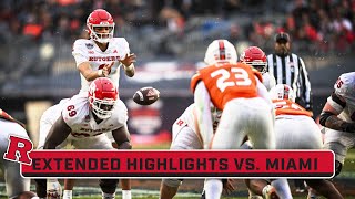 Pinstripe Bowl Rutgers vs Miami  Extended Highlights  Big Ten Football  Dec 28 2023 [upl. by Eleumas]