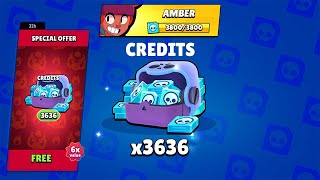 NEWEST FREE CREDITS 🔥5 FREE LEGENDARY GIFTS🎁😱 BRAWL STARS UPDATE🔥 [upl. by Ati428]