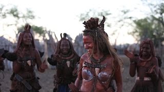 Travel Namibia  Meeting the Himba Tribe [upl. by Dnaleel]