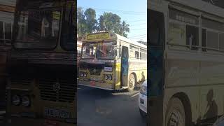 leylandbus Embilipitiya 210 Ratnapura Bus View in Kudugalwatte 20241018 073422 travel ksrtc [upl. by Joktan]