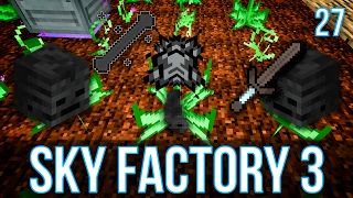 AUTOMATING MOB CHUNKS  SKY FACTORY 3  EPISODE 27 [upl. by Aenil]