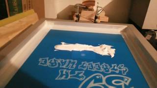 How to screen print with a heat gun and a heat press [upl. by Rasure683]