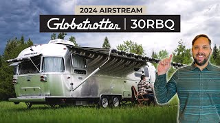 LUXURY TRAVEL TRAILER  AllNew 2024 Airstream Globetrotter 30RB FULL Walk Through Tour [upl. by Yruy]