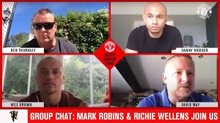 MUTV Group Chat  Mark Robins amp Richie Wellens join the lads  Manchester United [upl. by Lenor]