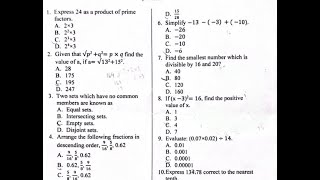 First Mock Math Exam Solutions Part 1 Questions 1  11quot [upl. by Eiramnna]