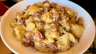 Smothered Potatoes with Chicken and Smoked Sausage [upl. by Bound580]