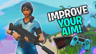 Kovaaks Inspired Aim Map Improve your Aim Fortnite PC Console Mobile [upl. by Cinimmod]