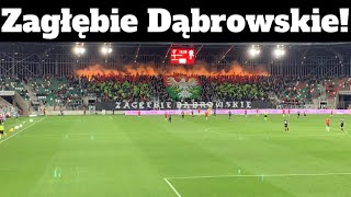 „Zagłębie Dąbrowskie” oprawa na meczu Zagłębie Sosnowiec vs ŁKS Łódź 28042023r [upl. by Manup]