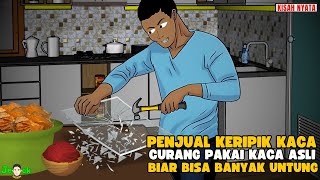 AZAB PENJUAL KERIPIK KACA CURANG PAKAI KACA ASLI  SINETRON AZAB [upl. by Nauqram7]