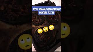 🙄PİZZA YAPMAK İSTEMİŞTİMDE🙄pizza pizzachallenge yandilan yandichannel aboneolmayıunutma food [upl. by Adnirual926]