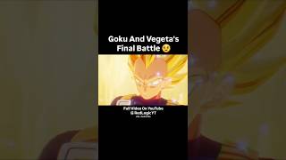 Goku And Vegeta Have Their Final Battle 🥹 dbz dragonball anime [upl. by Vander70]