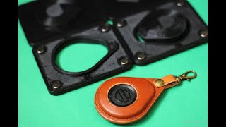 The Best Harley Davidson smart key leather case Tutorial how to make [upl. by Nylarad]