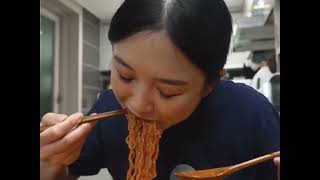 SPICY NOODELS MUKBANG🔥🍜 [upl. by Akcirahs]