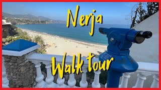 Nerja  Malaga  Costa del Sol  Spain  Andalusia  Walk Tour 4K 052022 [upl. by Biron]