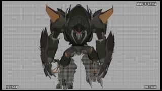 Transformers Prime  NY Comic Con  Insecticon Walk Cycle Animation [upl. by Ityak]